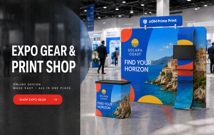 AOM Displays Fall Trade Show Booth Systems