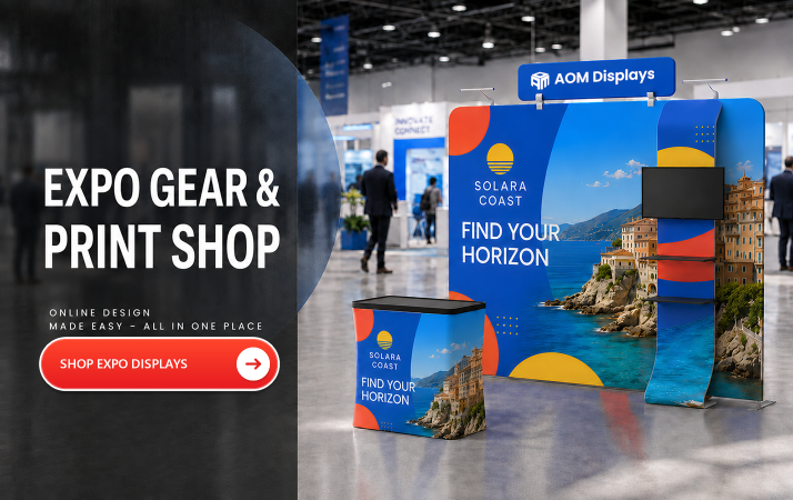 AOM Displays Fall Trade Show Booth Systems