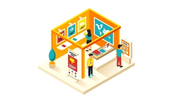 Do this to grab prime trade show space Do this to grab prime trade show space