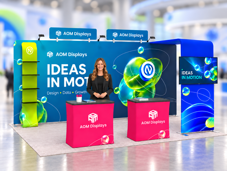 Image 10x20 FlexZip™ Media Trade Show Booths
