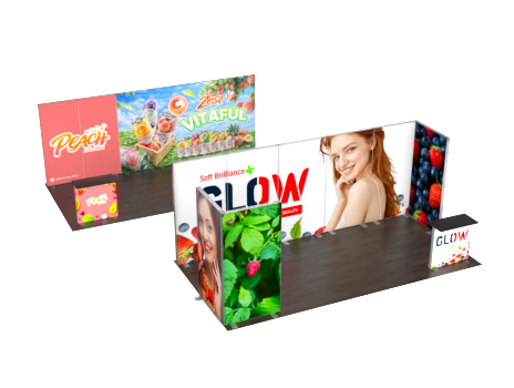 10x20 SEG Folding Lightbox Booths