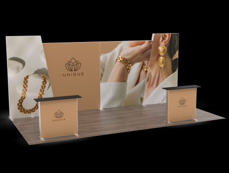 10x20 SEG Lightbox Booths