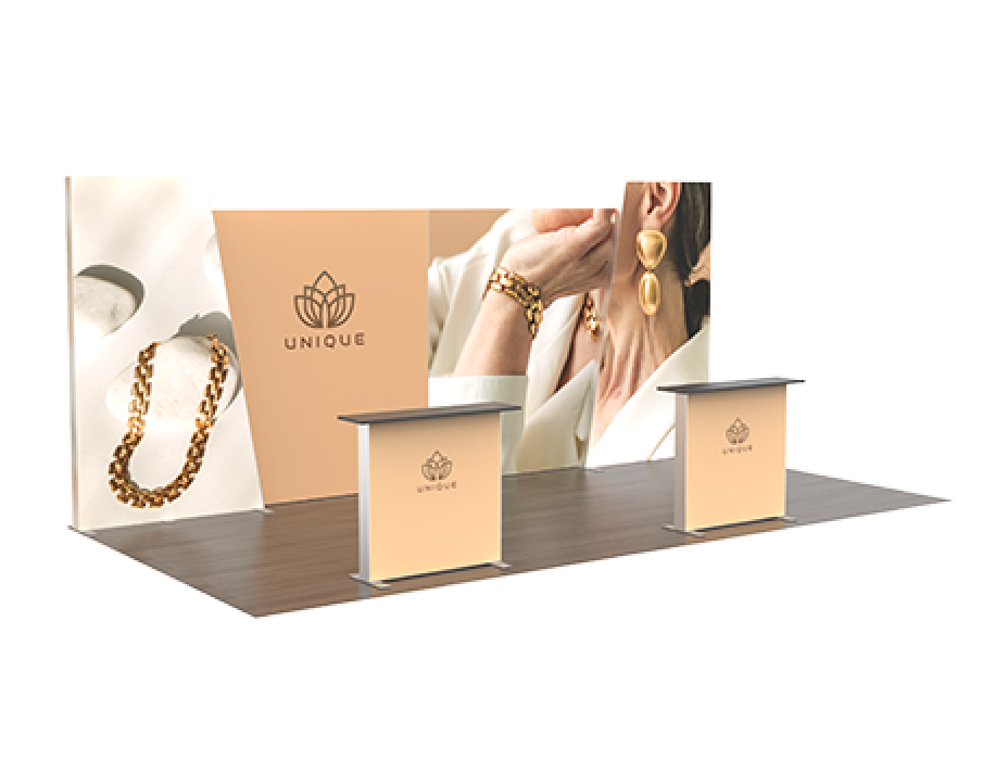 10x20 SEG Lightbox Booths