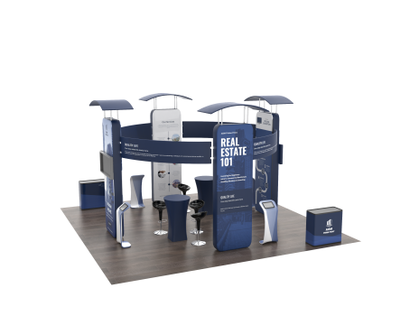 20x20 360 Backlit Booths