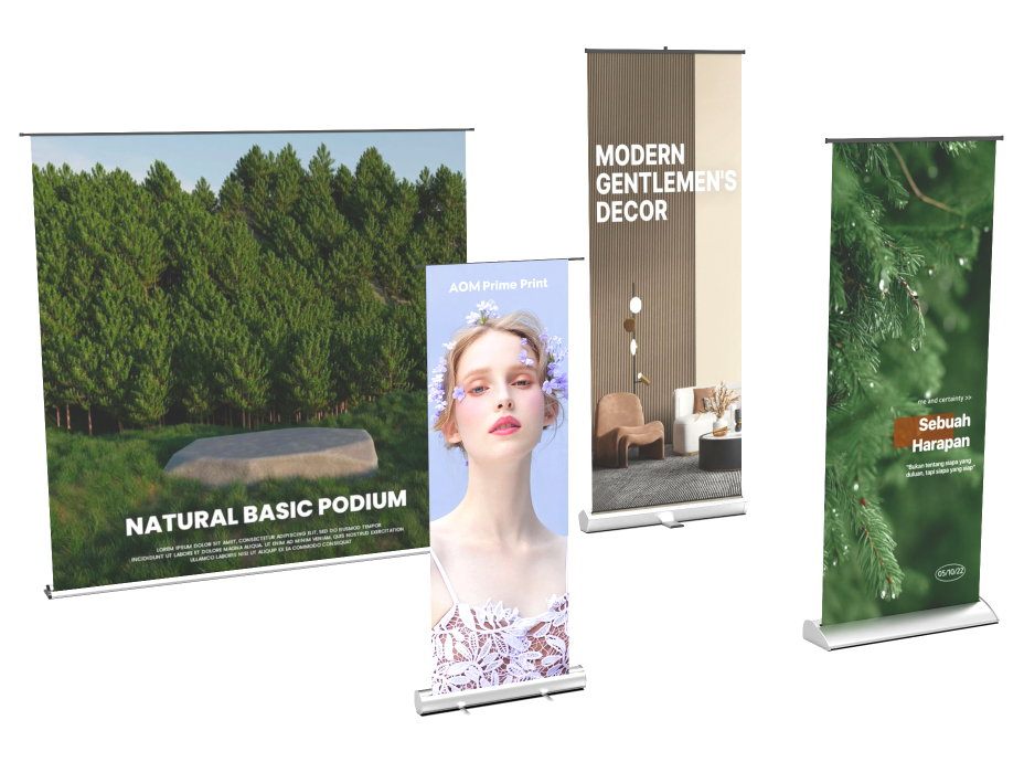 Image Retractable Banner Stands