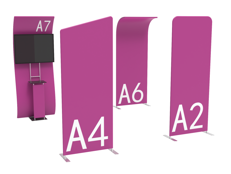 Image Waveline Banner Stands