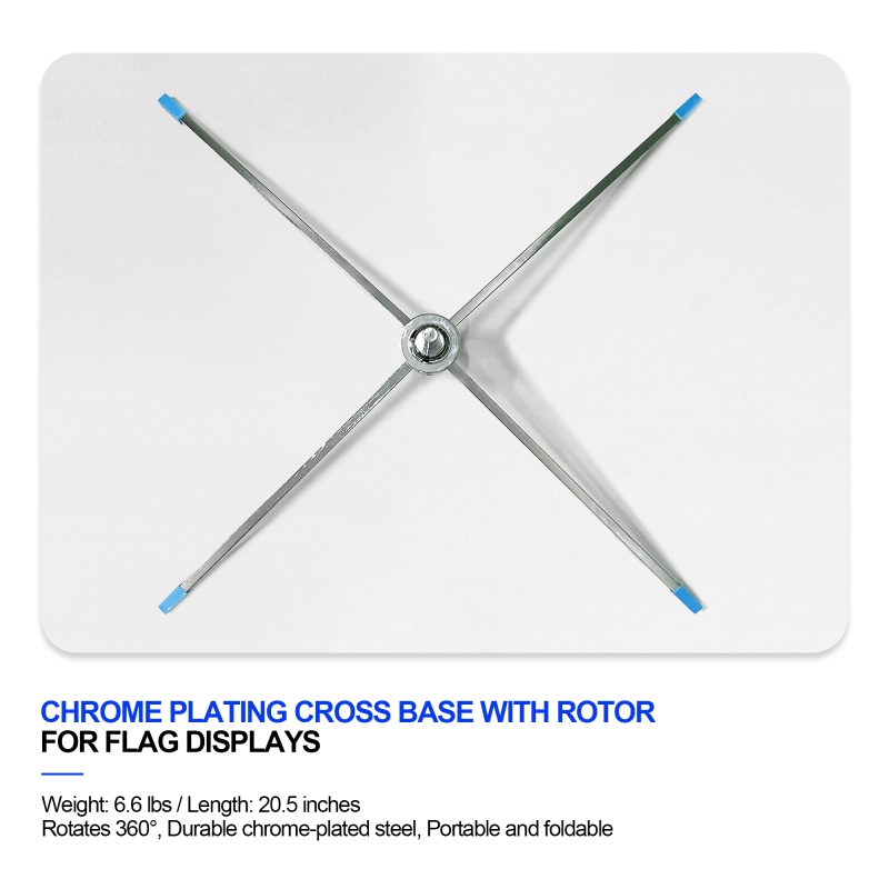 Chrome plating cross base + $39.00