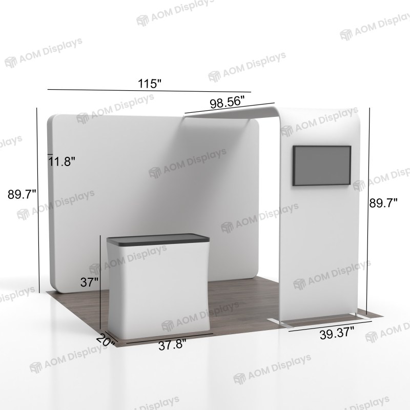 10x10 360° Backlit Booth 10.3