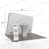 10x10 360° Backlit Booth 10.4