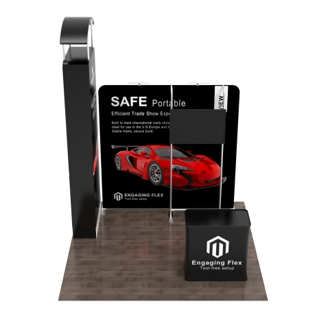 10x10 360° Backlit Booth 10.5