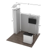 10x10 360° Backlit Booth 10.5