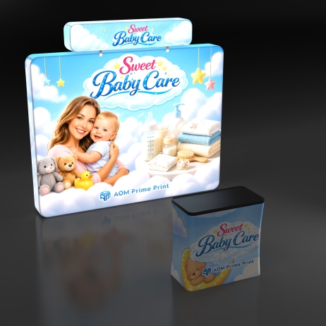 10x10 360° Backlit Booth 10.7