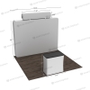 10x10 360° Backlit Booth 10.7