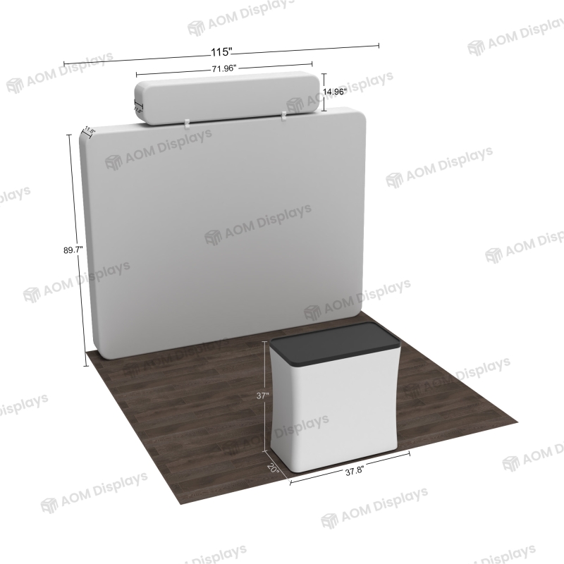 10x10 360° Backlit Booth 10.7