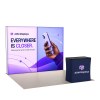 10x10 Modular Backlit Trade Show Booth with Fabric Lightbox Walls