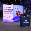 10x10 Modular Backlit Trade Show Booth with Fabric Lightbox Walls