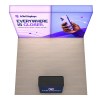 10x10 Modular Backlit Trade Show Booth with Fabric Lightbox Walls