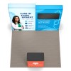 10x10 Backlit Tension Fabric Trade Show Booth with Dual-Height Rectangular Walls and TV Mount