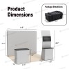 10x10 Backlit Trade Show Booth with Monitor Table Counter