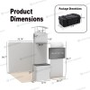 10x10 Backlit Trade Show Booth with Illuminated Tower and TV Mount