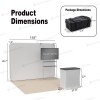 10x10 Backlit Trade Show Booth with TV Mount and Shelves