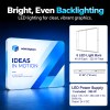 10x10 Backlit Tension Fabric Trade Show Booth with Backlit Wall and Illuminated Header