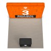 10x10 Backlit Tension Fabric Trade Show Booth with Podium Counter