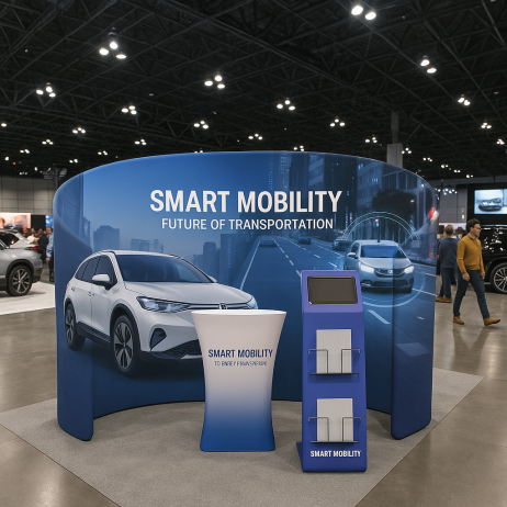 10x10ft C-Shaped Trade Show Booth Kit A