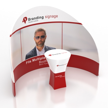 10x10 Semi Circle Trade Show Booth 10.1
