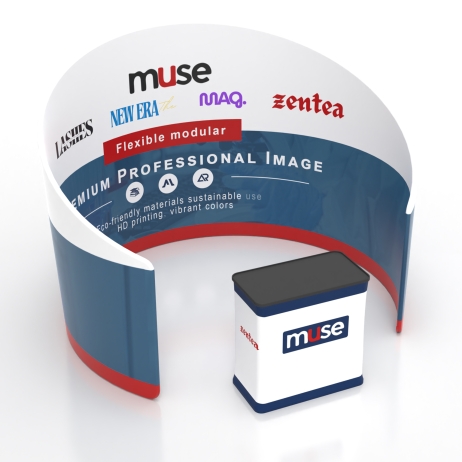 10x10 Semi Circle Trade Show Booth 10.2