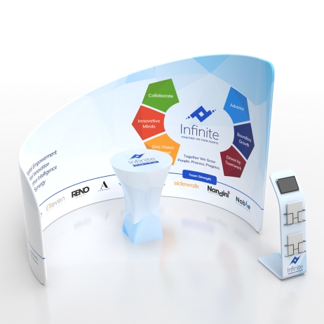 10x10 Semi Circle Trade Show Booth 10.3