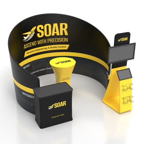 10x10 Semi Circle Trade Show Booth 10.4