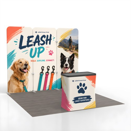 10x10 Backlit Trade Show Booth 10.1