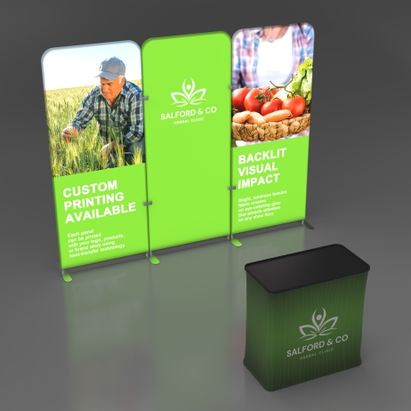 10x10 Backlit Trade Show Booth 10.1