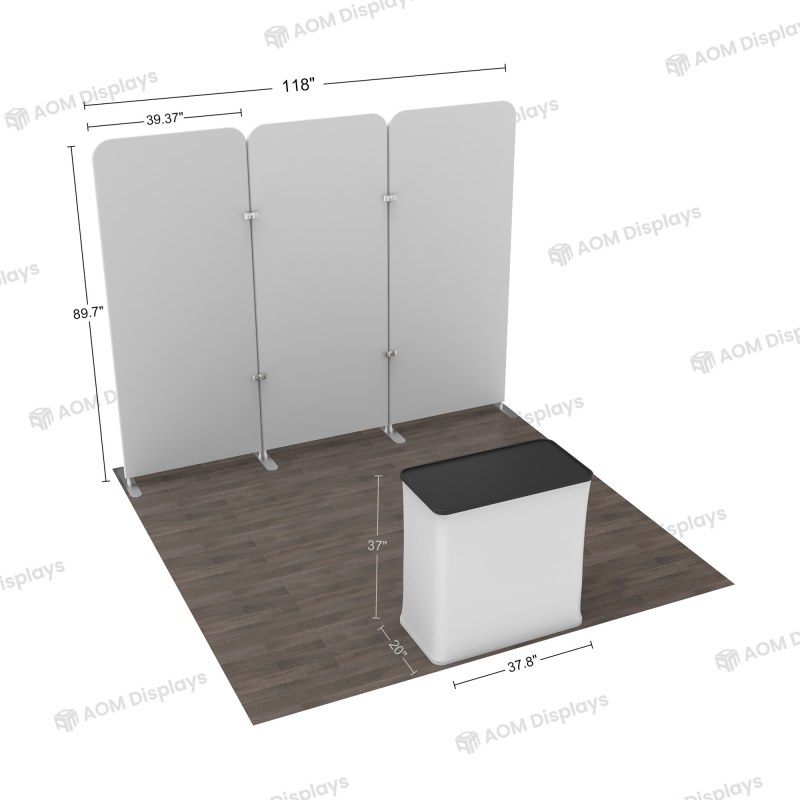 10x10 Backlit Trade Show Booth 10.1