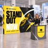 10x10 Straight FlexPop™ Trade Show Booth with Podium Counter