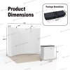 10x10 Curved FlexPop™ Trade Show Booth with Podium Counter