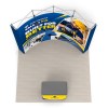 10x10 Curved FlexPop™ Trade Show Booth with Podium Counter