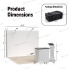 10x10 FlexPop™ Trade Show Booth with Straight Wall, Tablet Stand and Case Podium