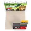 10x10 Straight FlexPop™ Trade Show Booth with Monitor Table Counter