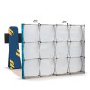10x10 FlexPop™ Trade Show Booth with Straight Wall and Hybrid TV Stand