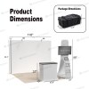 10x10 FlexPop™ Trade Show Booth with Straight Wall and Hybrid TV Stand