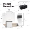 10x10 Straight FlexZip™ Trade Show Booth with S-Shaped TV-Mount Stand