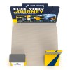 10x10 Straight FlexZip™ Trade Show Booth with S-Shaped TV-Mount Stand