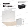 10x10 Straight FlexZip™ Trade Show Booth with Header and Podium Counter