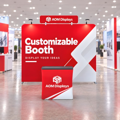 10x10 Custom Trade Show Booth with Configurable Components