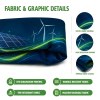 10x20 Straight FlexZip™ Trade Show Booth with Full Backwall and Podium Counter