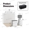 10x10 Straight FlexZip™ Trade Show Booth with TV-Mount Stand and Podium Counter