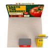 10x10 Straight FlexZip™ Trade Show Booth with TV-Mount Stand and Podium Counter