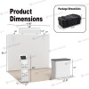 10x10 Straight FlexZip™ Trade Show Booth with iPad Literature Stand and Podium Counter